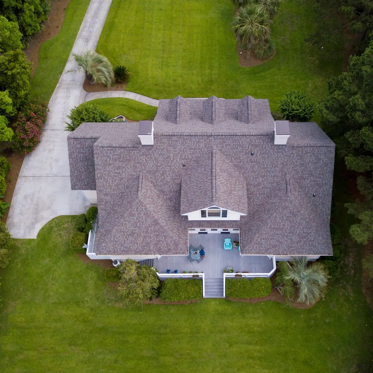 Distinctive Roofing Services in Spring Hill TN Aerial View for FAQ section